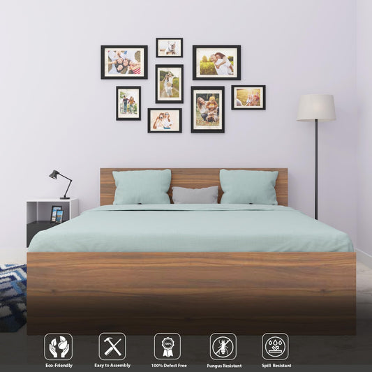 VIKI |Tapered Engineered Wood Bed with Storage, Bedroom Bed|King(70X80) Bedroom Furniture Sets VIKI FURNITURE