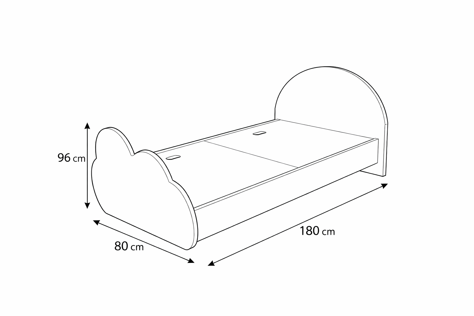 DreamCloud | Bed Cloud Footer Bed VIKI FURNITURE