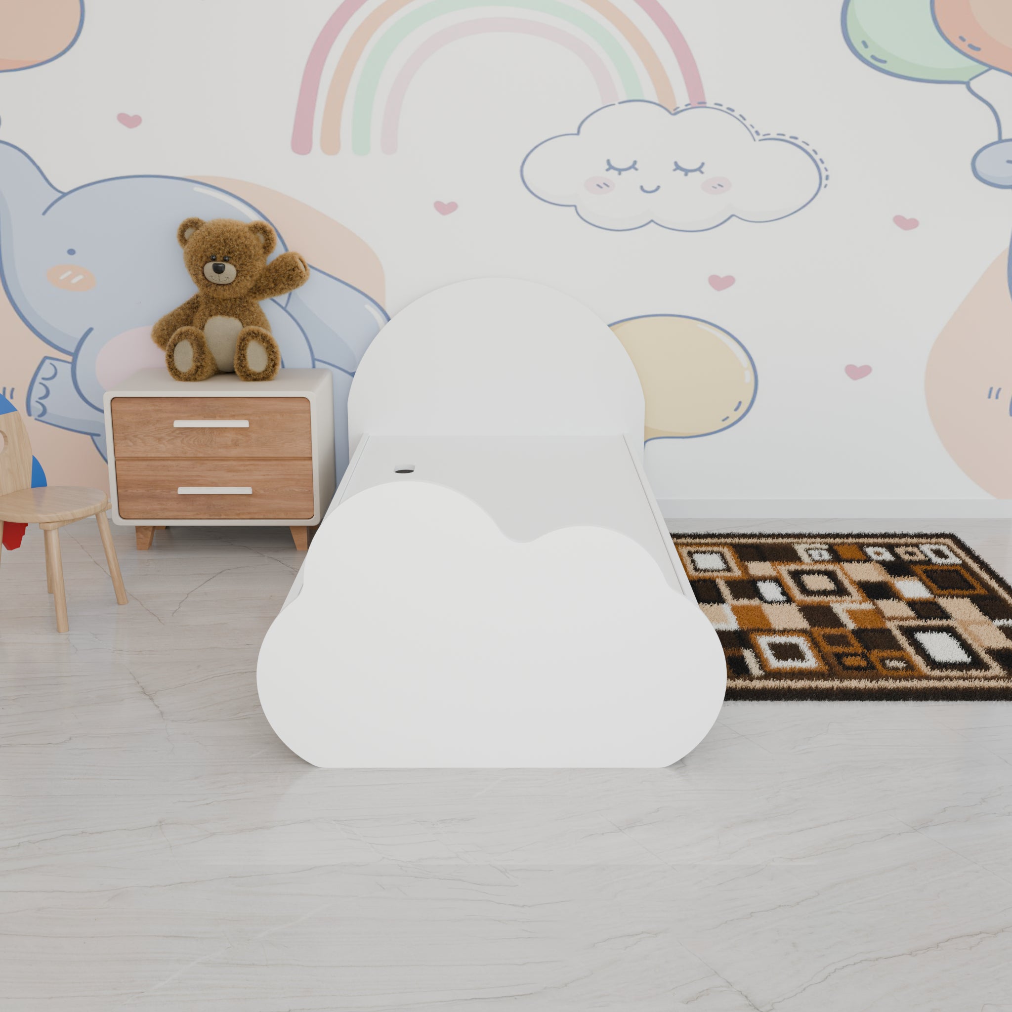 DreamCloud | Bed Cloud Footer Bed VIKI FURNITURE