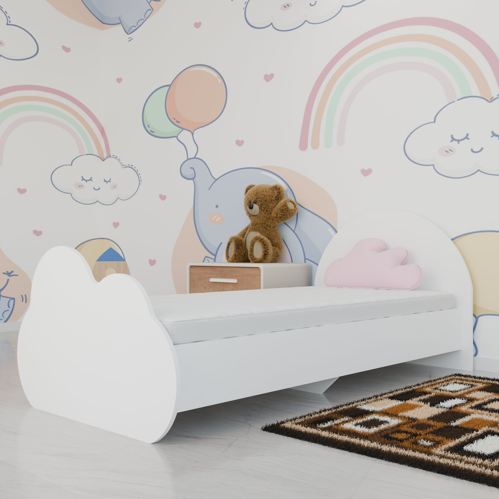 DreamCloud | Bed Cloud Footer Bed VIKI FURNITURE