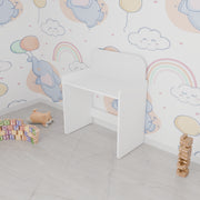 LittleLearners | Study Table | Rectangle Shape Study Table VIKI FURNITURE White