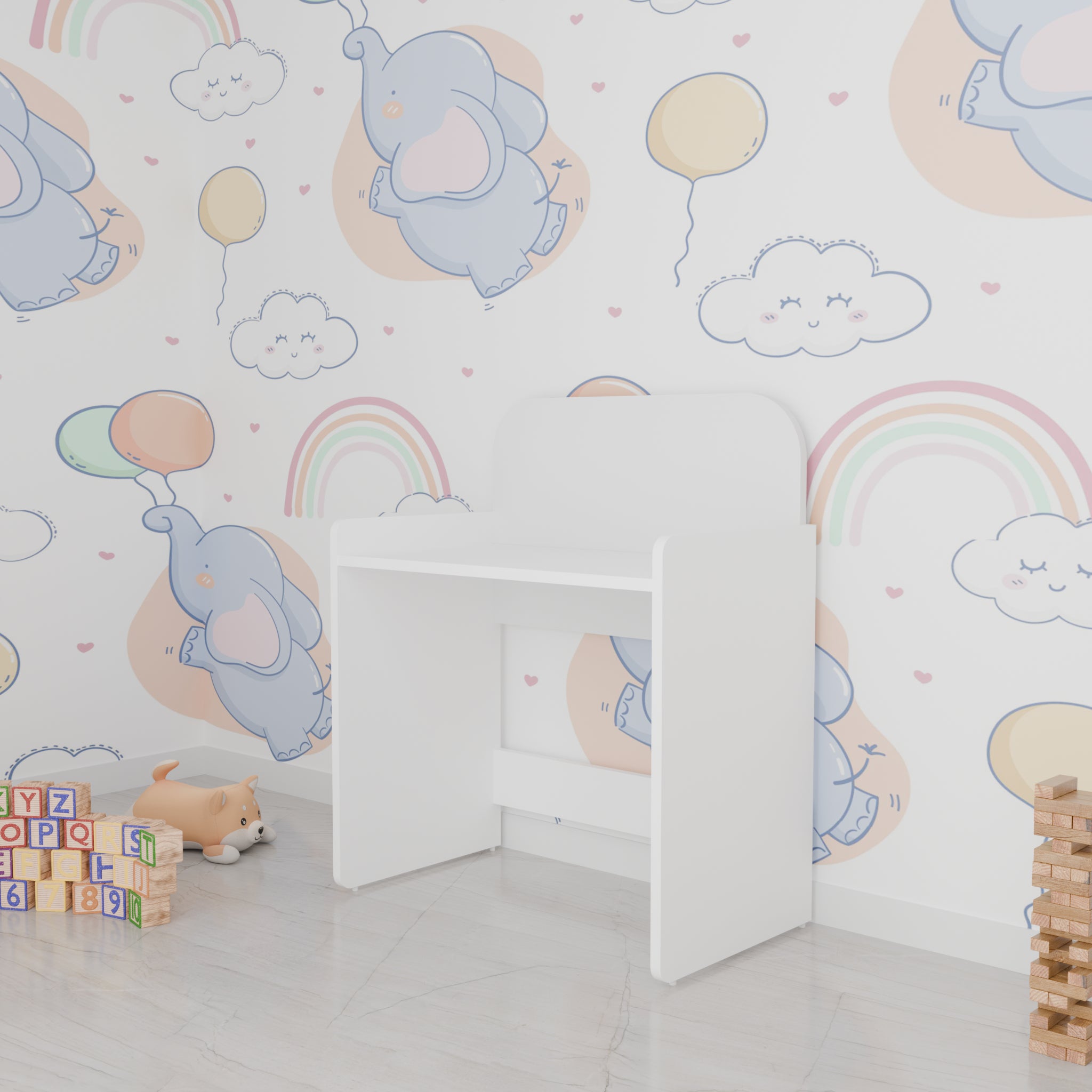 LittleLearners | Study Table | Rectangle Shape Study Table VIKI FURNITURE