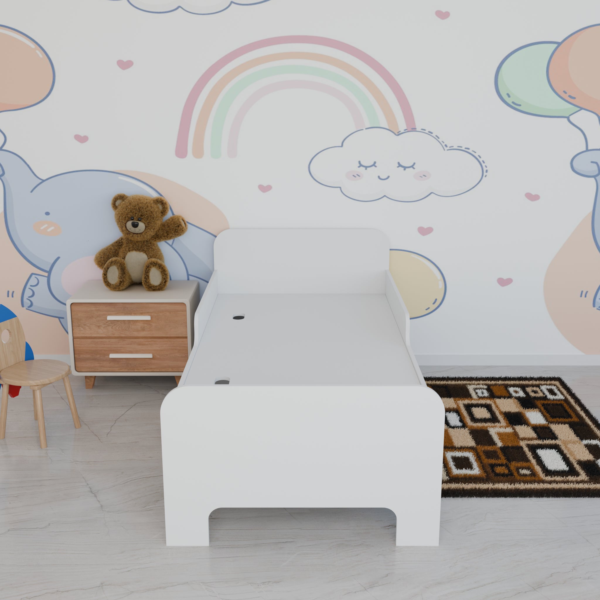 DreamCloud | Bed Bed VIKI FURNITURE White