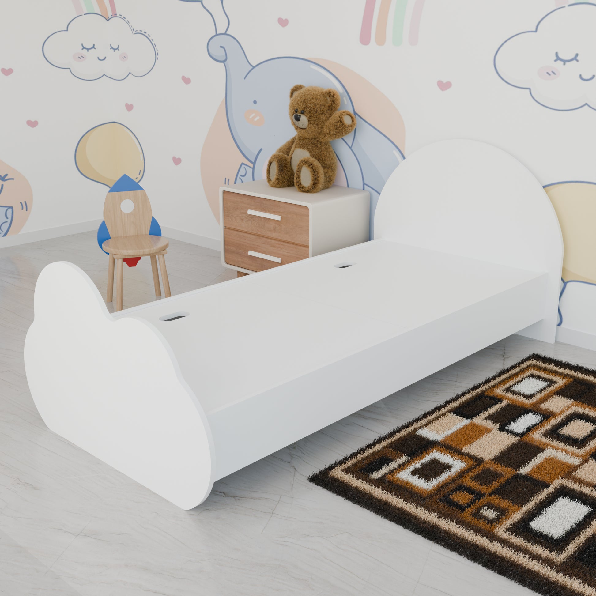 DreamCloud | Bed Cloud Footer Bed VIKI FURNITURE