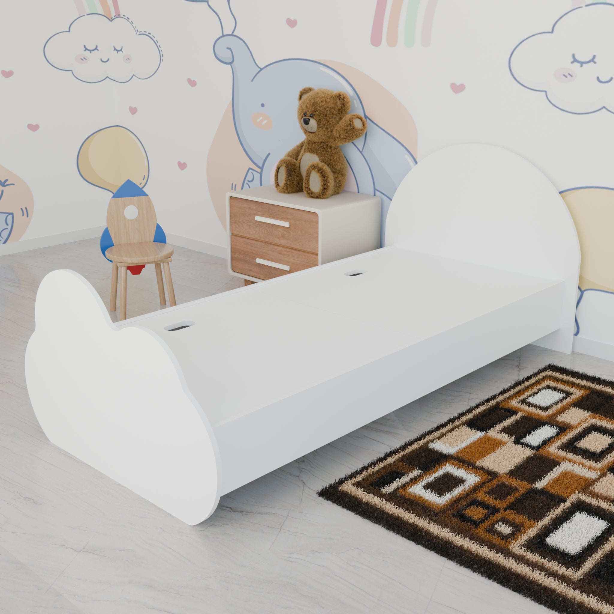 DreamCloud | Bed Cloud Footer Bed VIKI FURNITURE