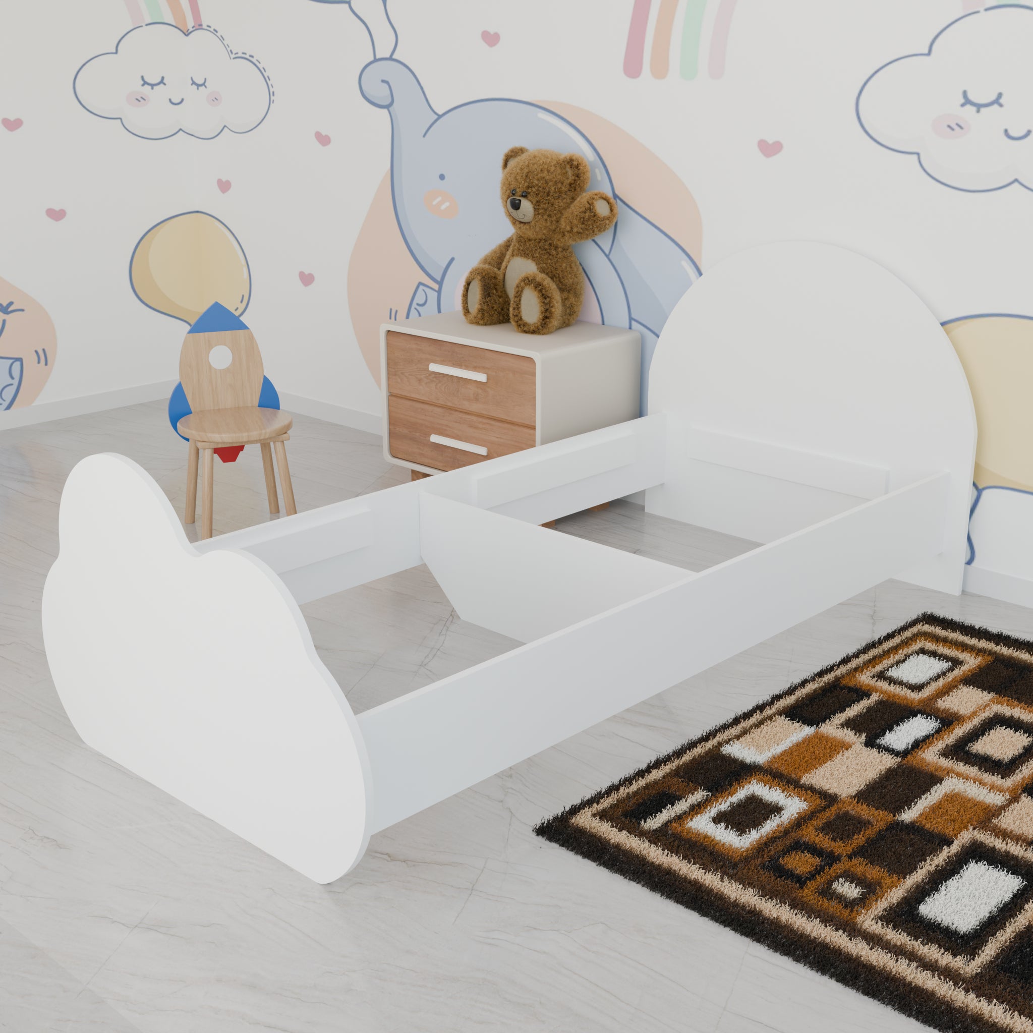 DreamCloud | Bed Cloud Footer Bed VIKI FURNITURE