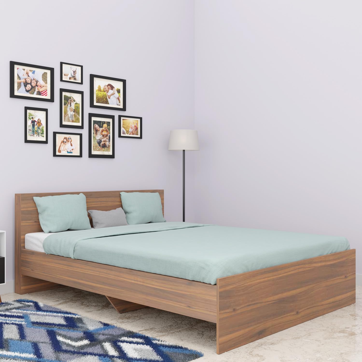 VIKI |Tapered Bed with Storage | King(70X80) Bedroom Furniture Sets VIKI FURNITURE Tapered Model Wenge