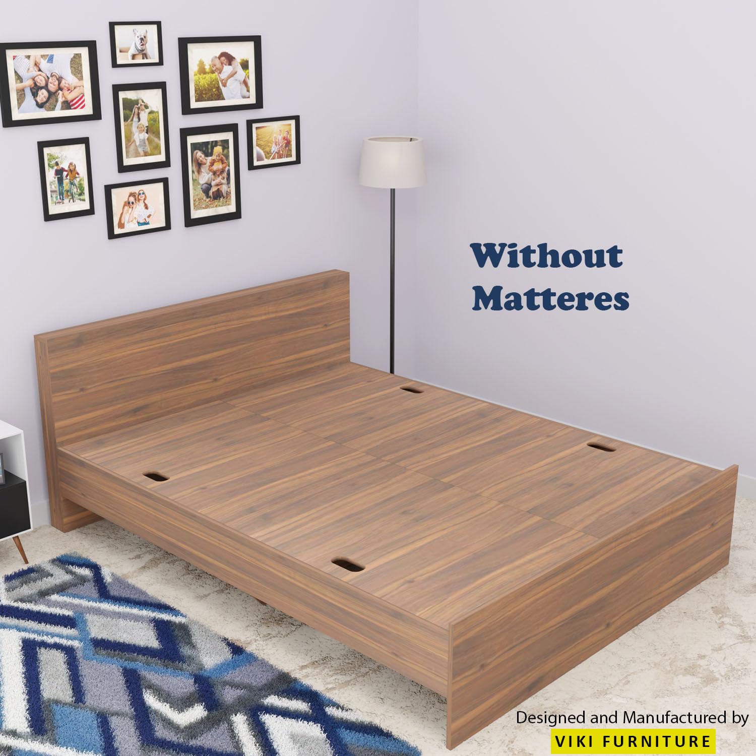 VIKI | Tapered Bed with Storage Bedroom Furniture Sets VIKI FURNITURE