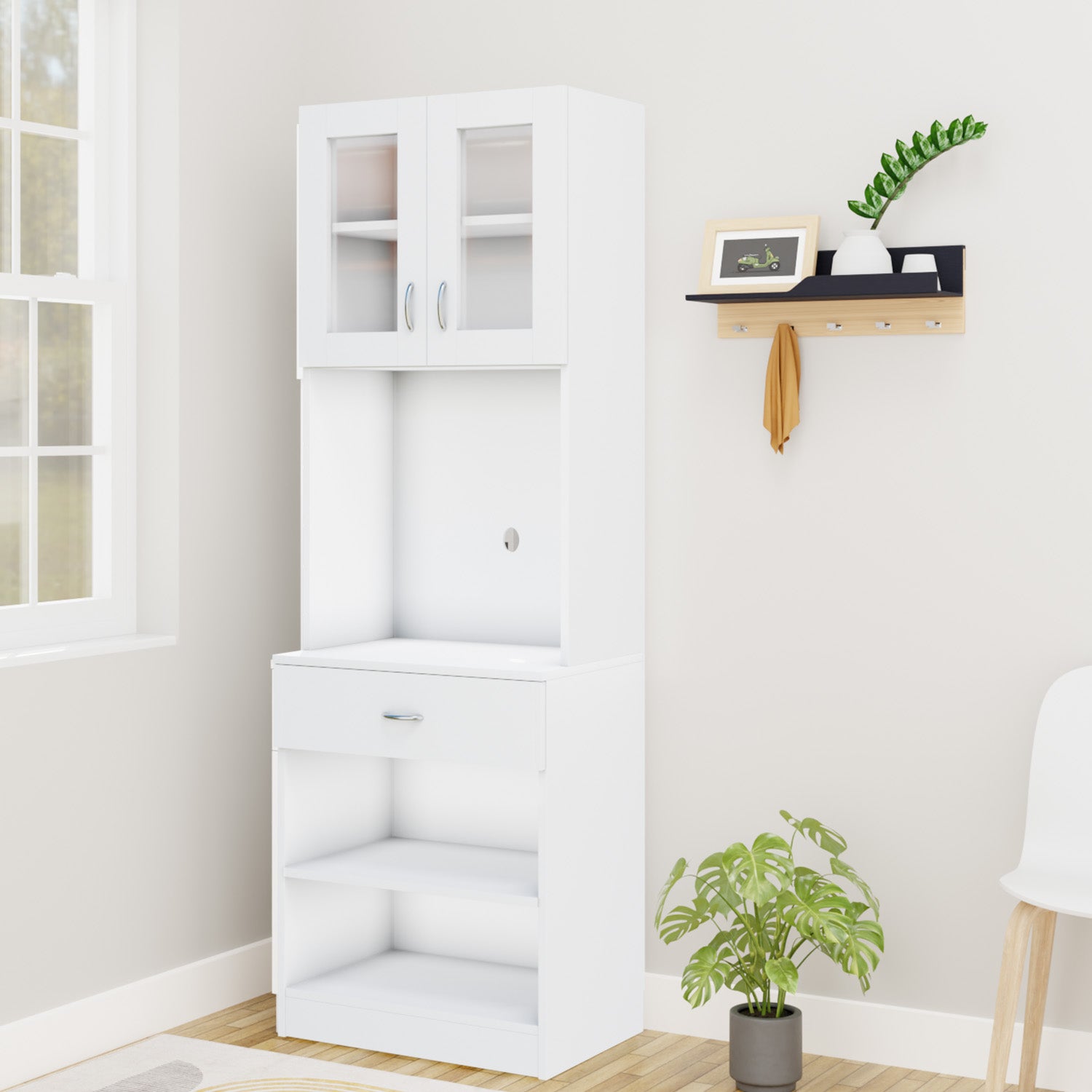 Buffer | Floor Stand | Kitchen Cabinet kitchen cabinet VIKI FURNITURE White