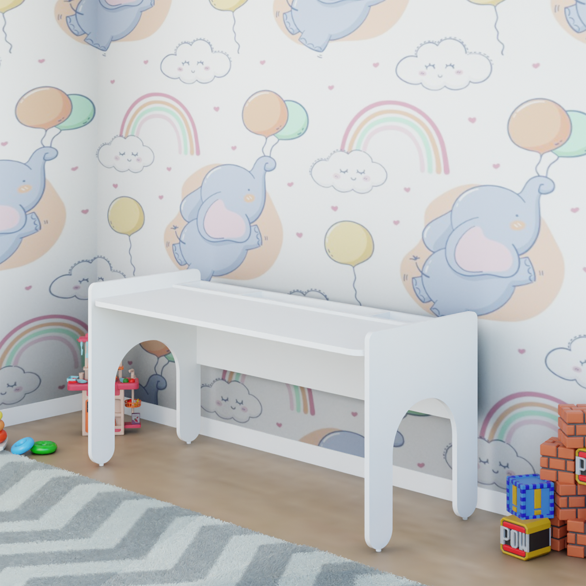 LittleLearners | Study Table | 2 Kids Study Table VIKI FURNITURE