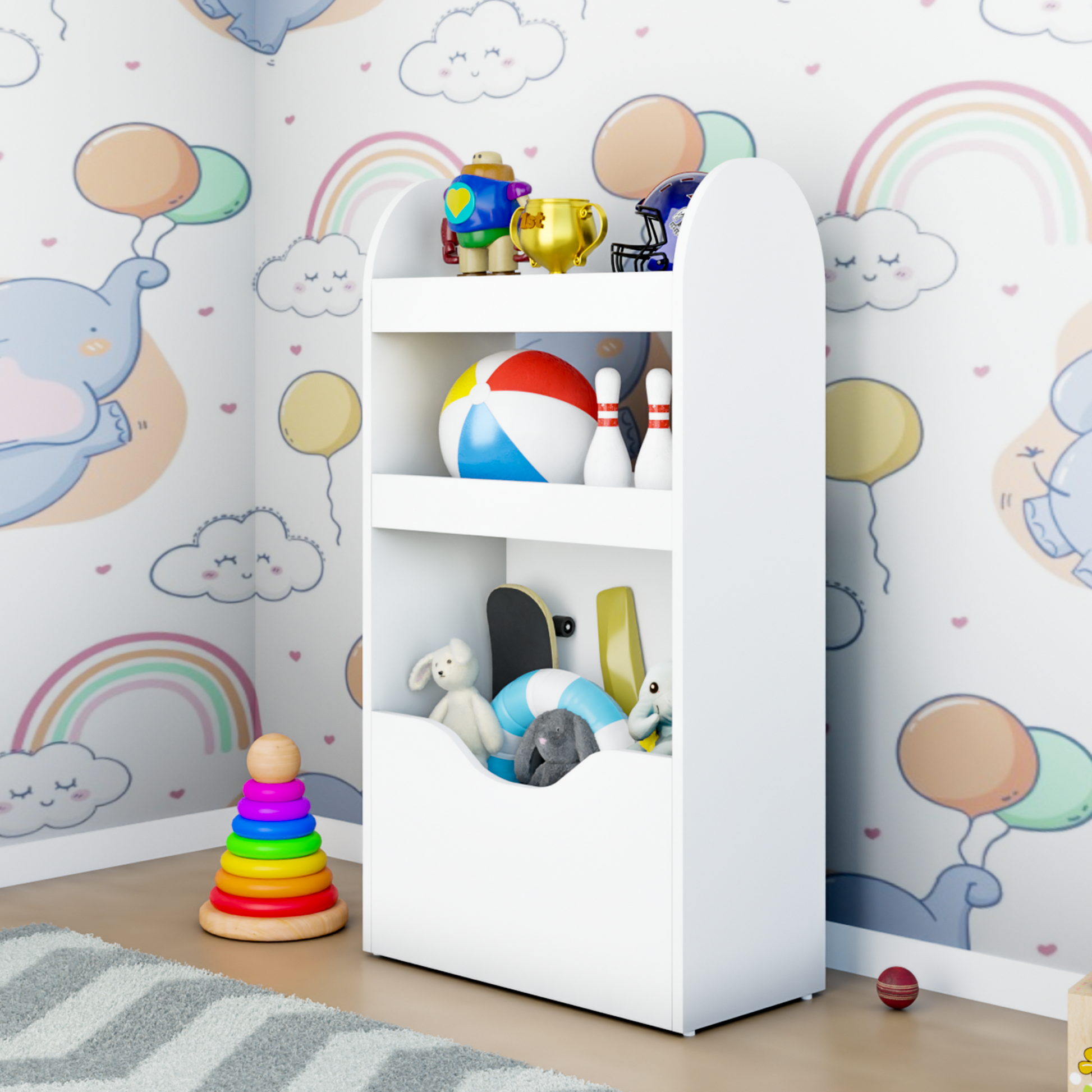 LittleStorage | Storage | Kids Storage Storage VIKI FURNITURE White