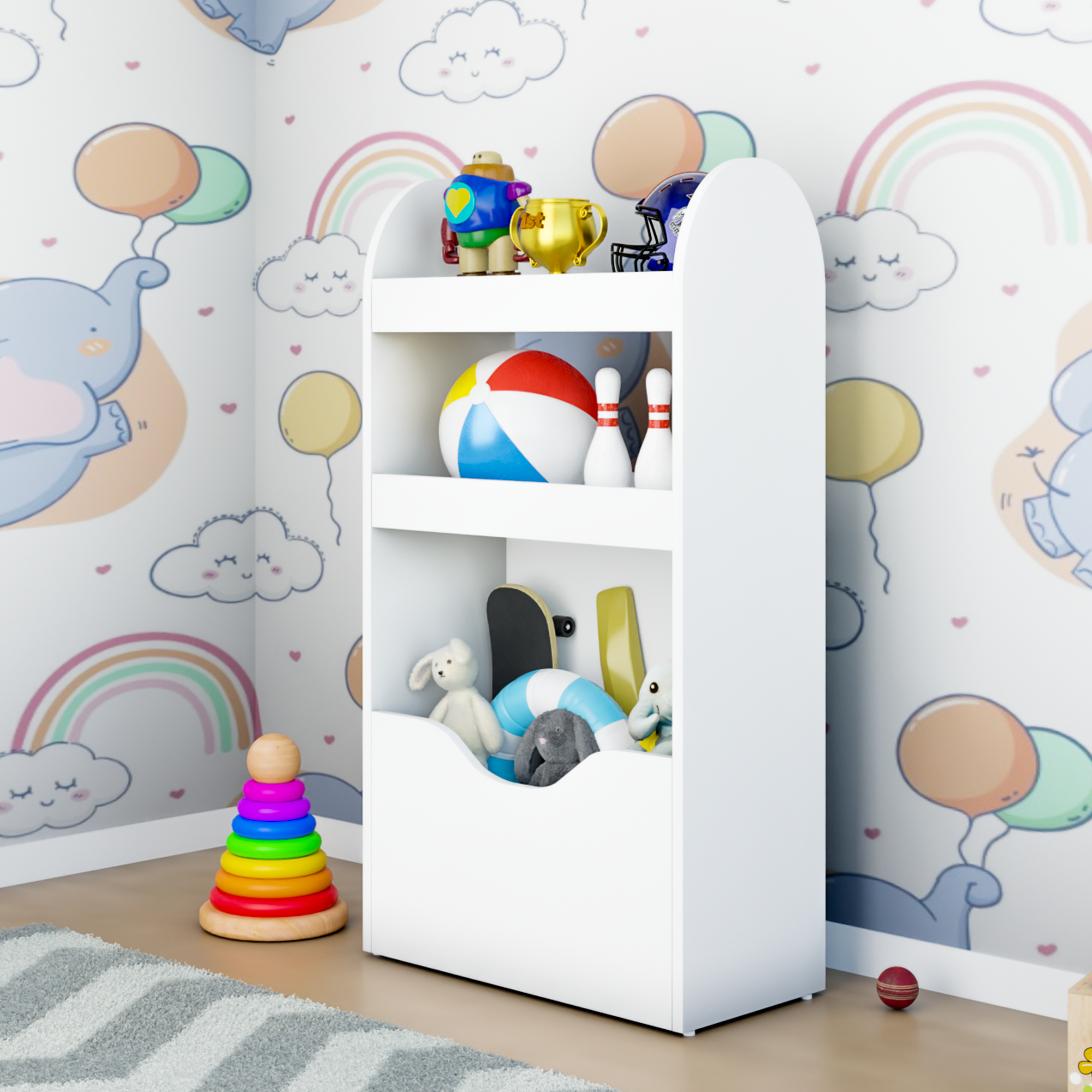 LittleStorage | Storage | Kids Storage Storage VIKI FURNITURE White