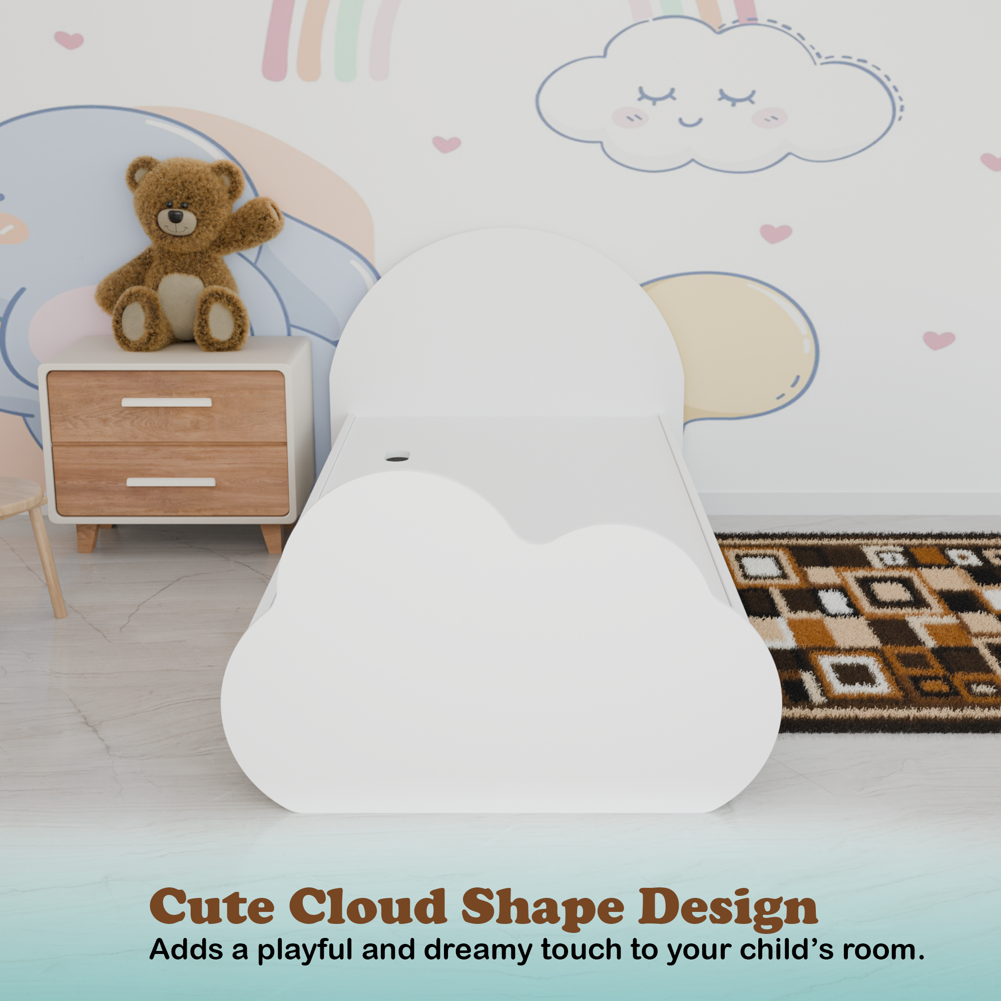 DreamCloud | Bed Cloud Footer Bed VIKI FURNITURE