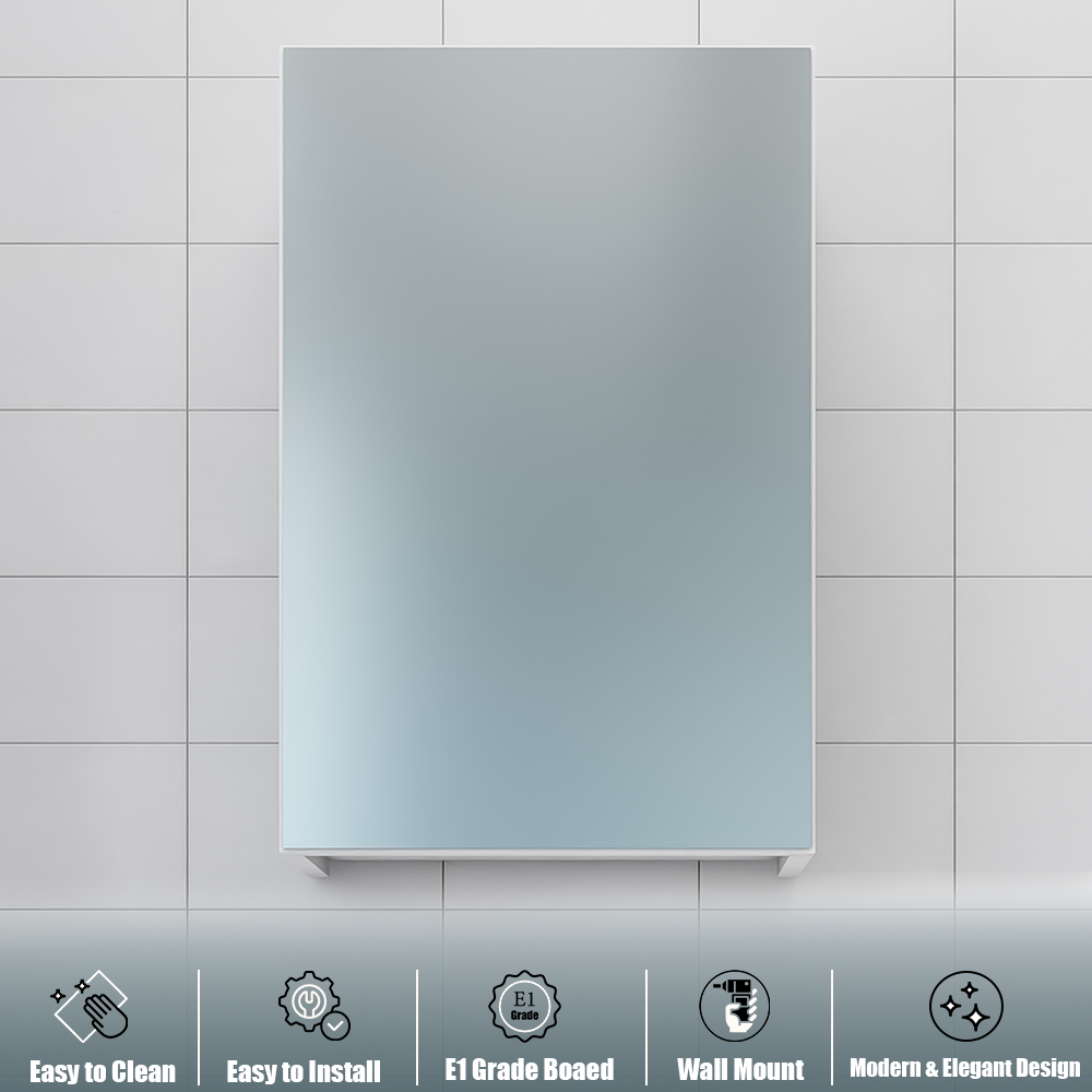 VIKI | BathRoom Wall Mounted Bathroom Cabinet with Mirror | Modern Design for Home & Hotel Bathroom VIKI FURNITURE