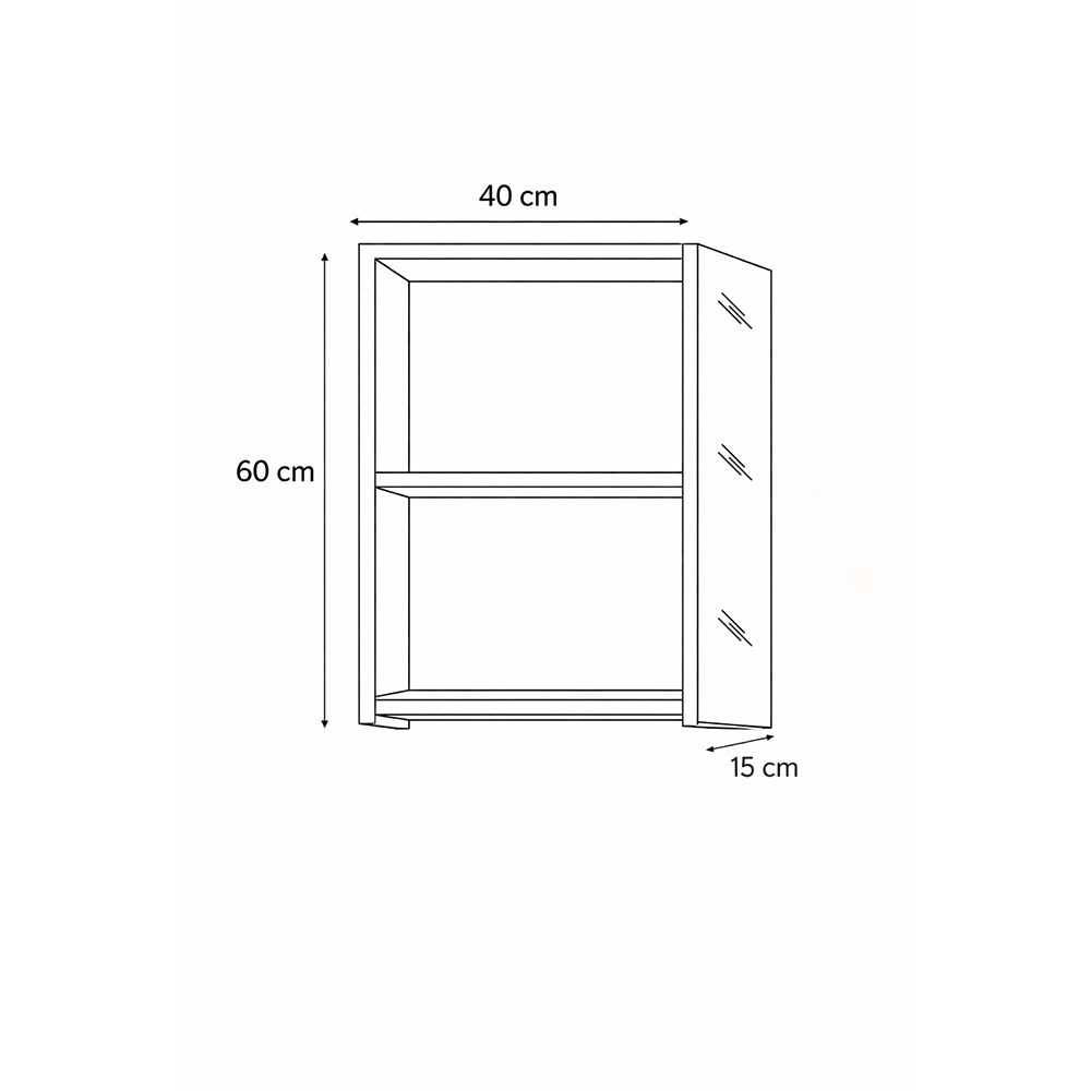 VIKI | BathRoom Wall Mounted Bathroom Cabinet with Mirror | Modern Design for Home & Hotel Bathroom VIKI FURNITURE
