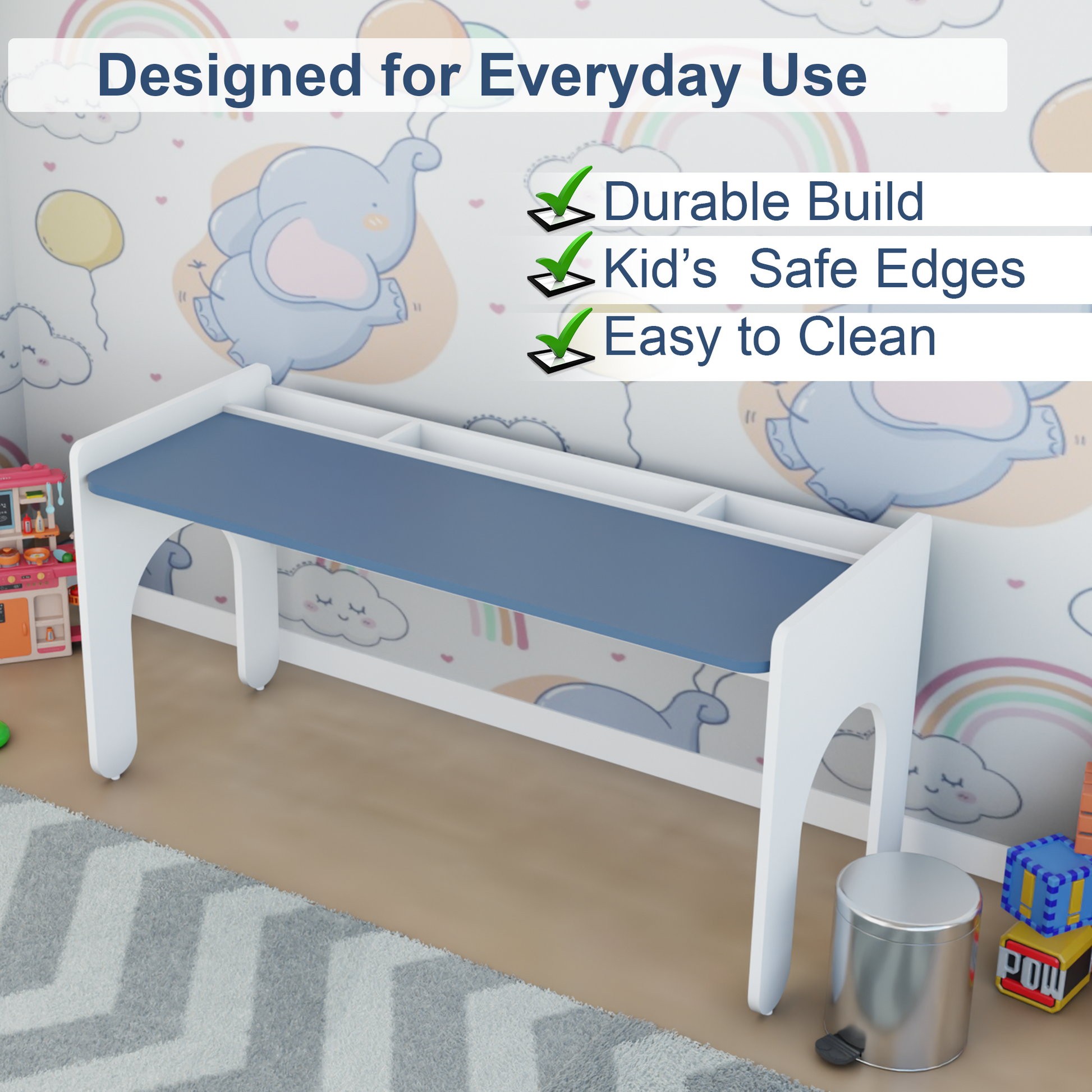 LittleLearners | Study Table | 2 Kids Study Table VIKI FURNITURE