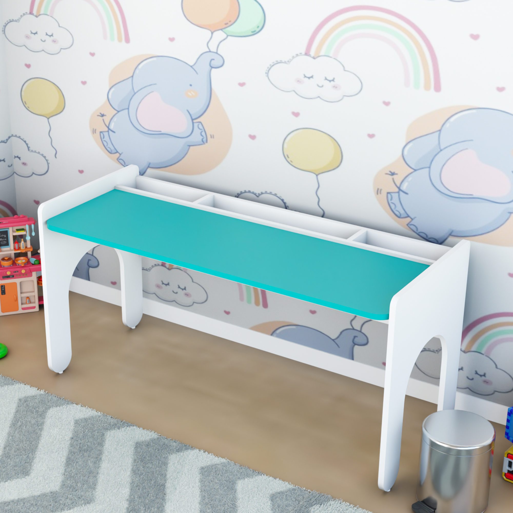 LittleLearners | Study Table | 2 Kids Study Table VIKI FURNITURE