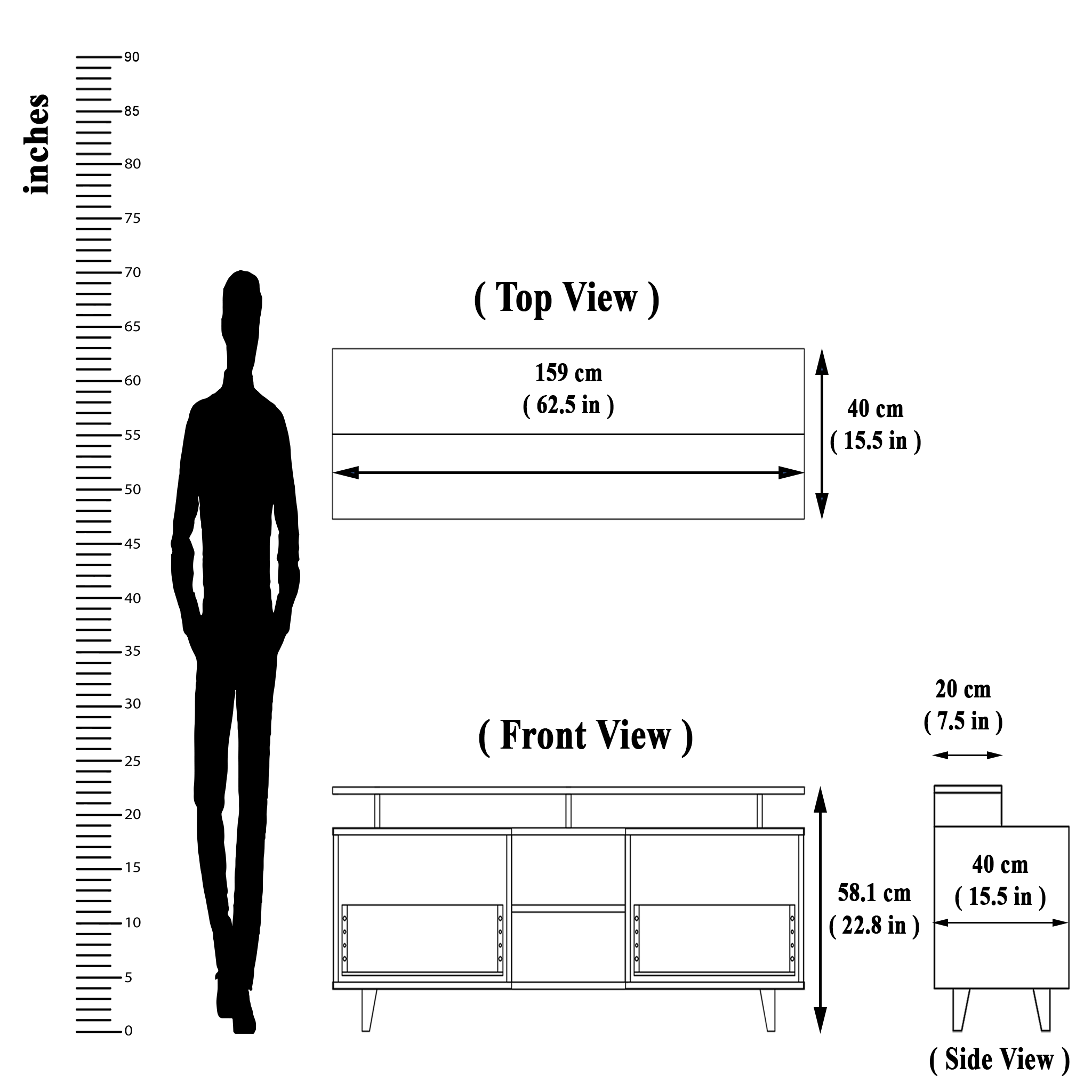 TV Unit | Drawers, Open Shelf & Extension | Single Color TV & Entertainment Unit VIKI FURNITURE