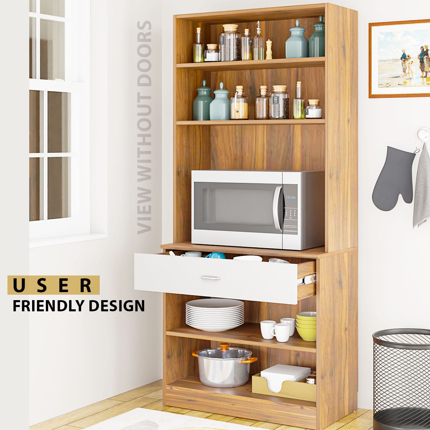 Buffer | Floor Stand | Kitchen Cabinet kitchen cabinet VIKI FURNITURE