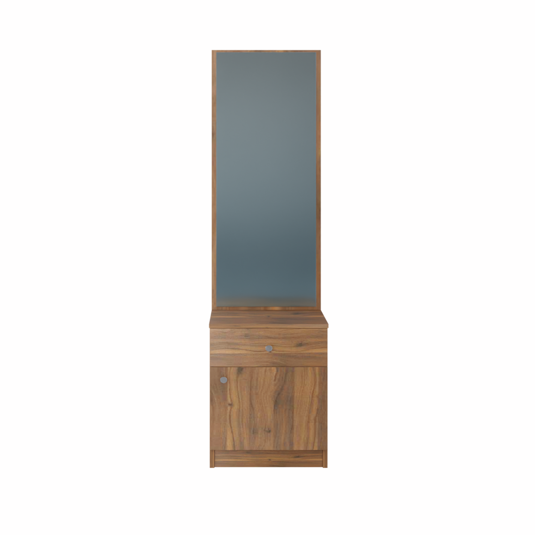 Dressing Table with Mirror Door | Door | Drawer & Open Shelves Dressing Table VIKI FURNITURE