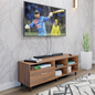 TV Unit | 1 Drawer, Shelf, Open Shelves | Single Color TV & Entertainment Unit VIKI FURNITURE Brussel Walnut