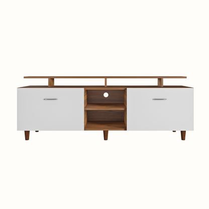 TV Unit | Drawers, Open Shelf & Extension | Dual Color TV & Entertainment Unit VIKI FURNITURE