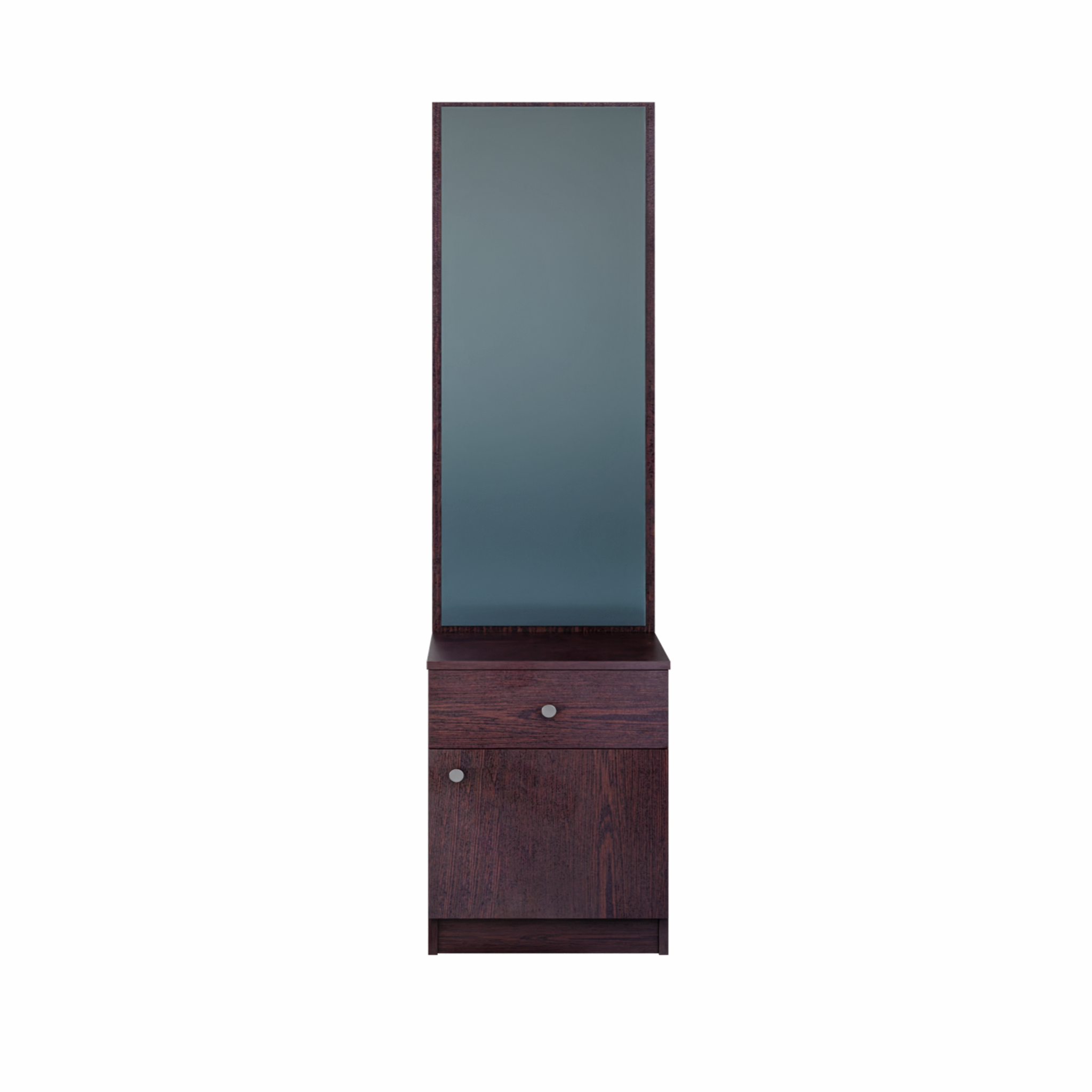 Dressing Table with Mirror Door | Door | Drawer & Open Shelves Dressing Table VIKI FURNITURE