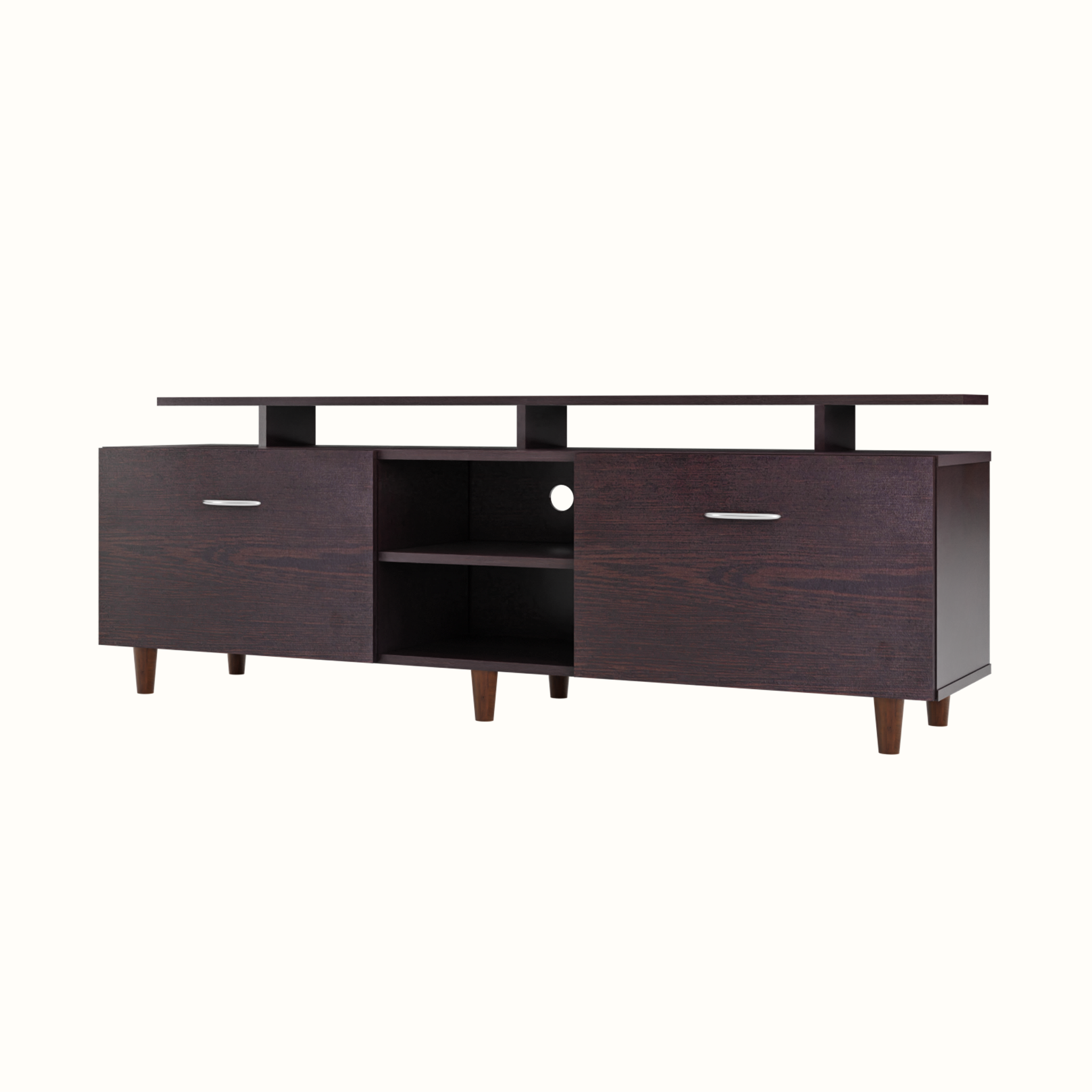 TV Unit | Drawers, Open Shelf & Extension | Single Color TV & Entertainment Unit VIKI FURNITURE