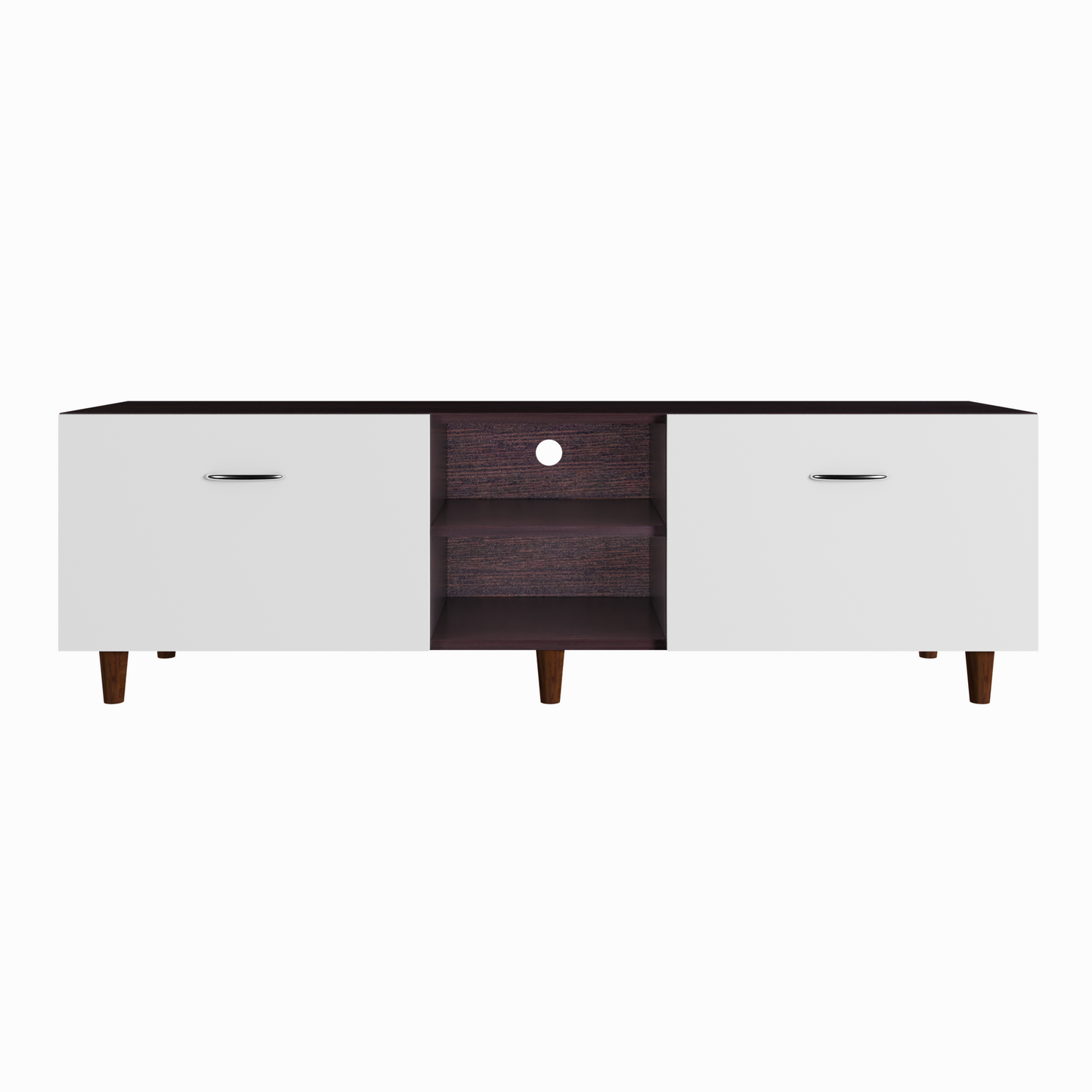 TV Unit | Drawers, Open Shelf | Dual Color TV & Entertainment Unit VIKI FURNITURE