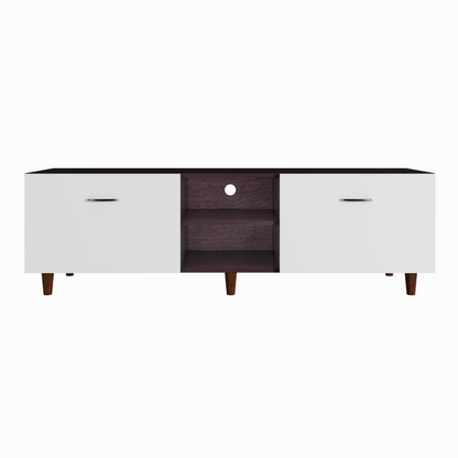 TV Unit | Drawers, Open Shelf | Dual Color TV & Entertainment Unit VIKI FURNITURE