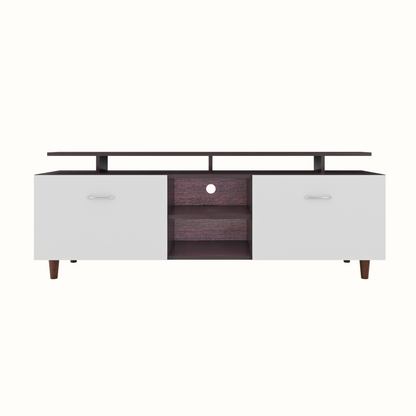 TV Unit | Drawers, Open Shelf & Extension | Dual Color TV & Entertainment Unit VIKI FURNITURE