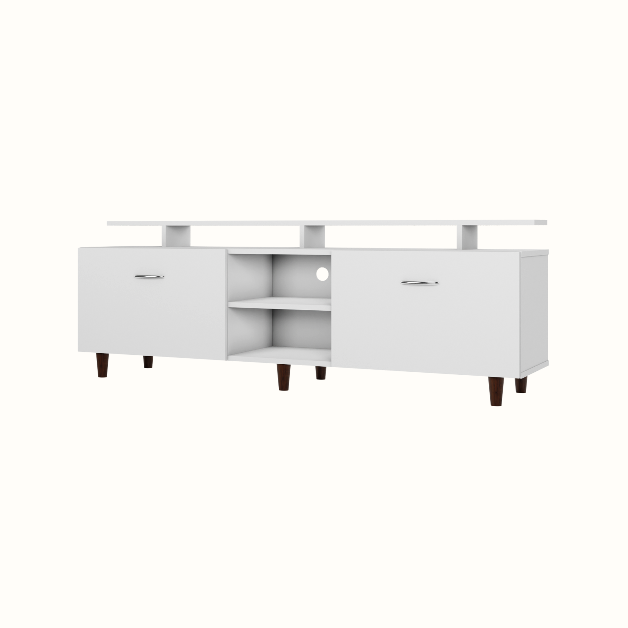 TV Unit | Drawers, Open Shelf & Extension | Single Color TV & Entertainment Unit VIKI FURNITURE