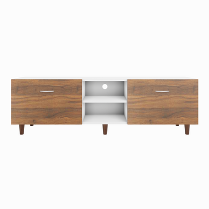 TV Unit | Drawers, Open Shelf | Dual Color TV & Entertainment Unit VIKI FURNITURE