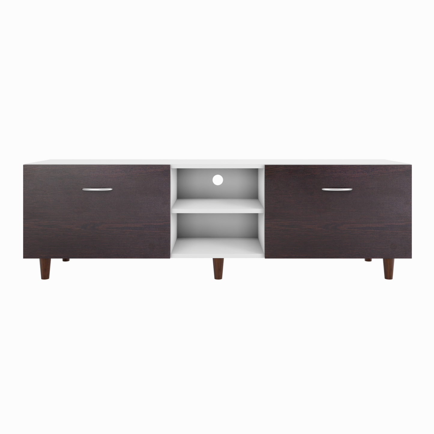 TV Unit | Drawers, Open Shelf | Dual Color TV & Entertainment Unit VIKI FURNITURE