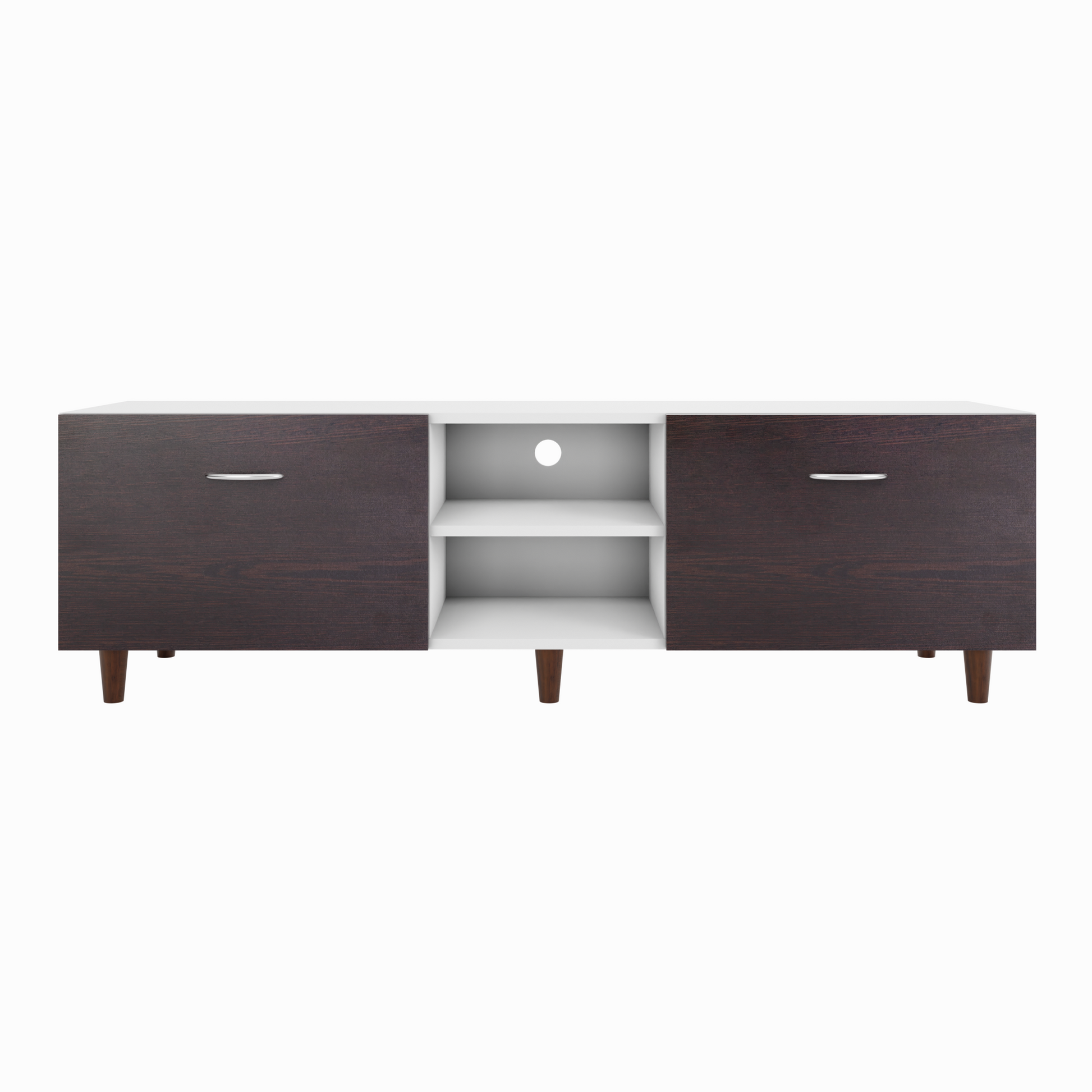 TV Unit | Drawers, Open Shelf | Dual Color TV & Entertainment Unit VIKI FURNITURE