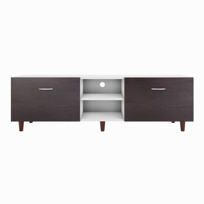 TV Unit | Drawers, Open Shelf | Dual Color TV & Entertainment Unit VIKI FURNITURE