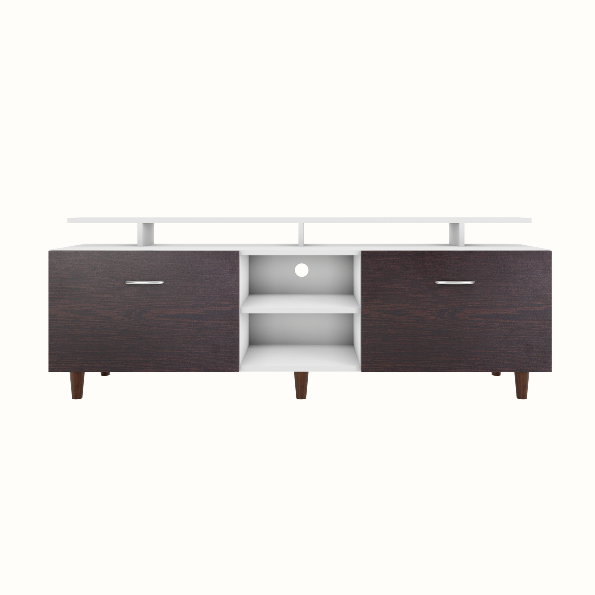 TV Unit | Drawers, Open Shelf & Extension | Dual Color TV & Entertainment Unit VIKI FURNITURE