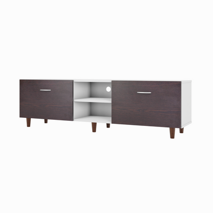 TV Unit | Drawers, Open Shelf | Dual Color TV & Entertainment Unit VIKI FURNITURE
