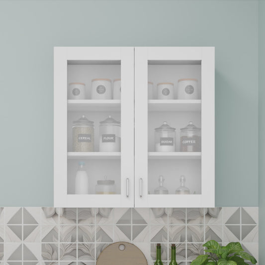 VIKI | Multipurpose Wall Mounted Cabinet with 2 Doors | Storage Solution for Kitchen, Bedroom, Office & Living Room kitchen cabinet VIKI FURNITURE