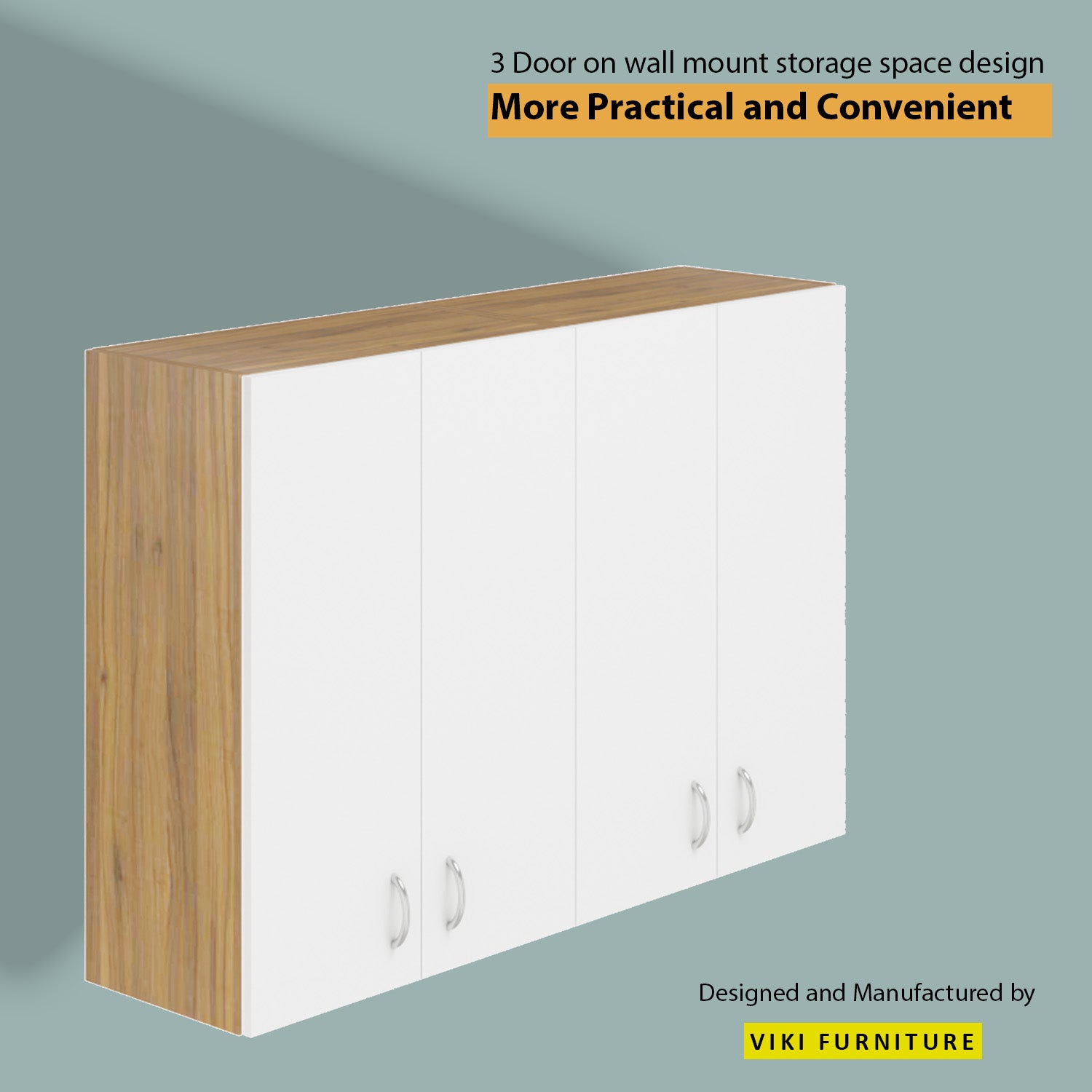 Traksha | Modular Kitchen | Wall Cabinet - 4 Doors kitchen cabinet VIKI FURNITURE