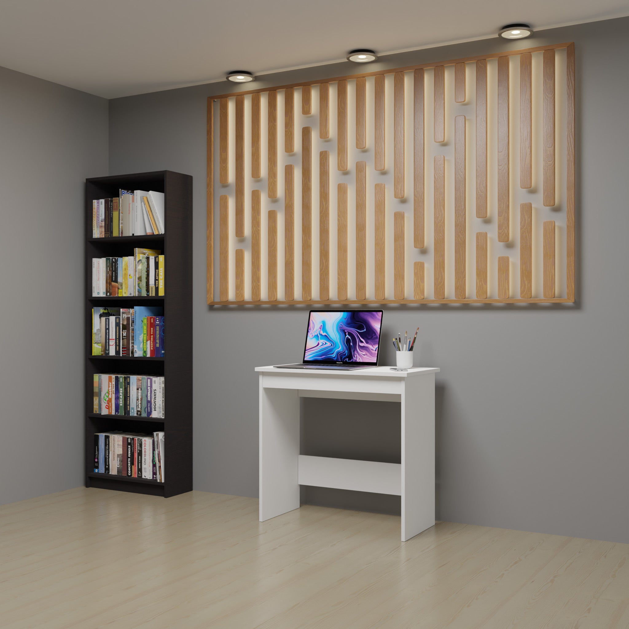 Table Desks Study table VIKI FURNITURE White