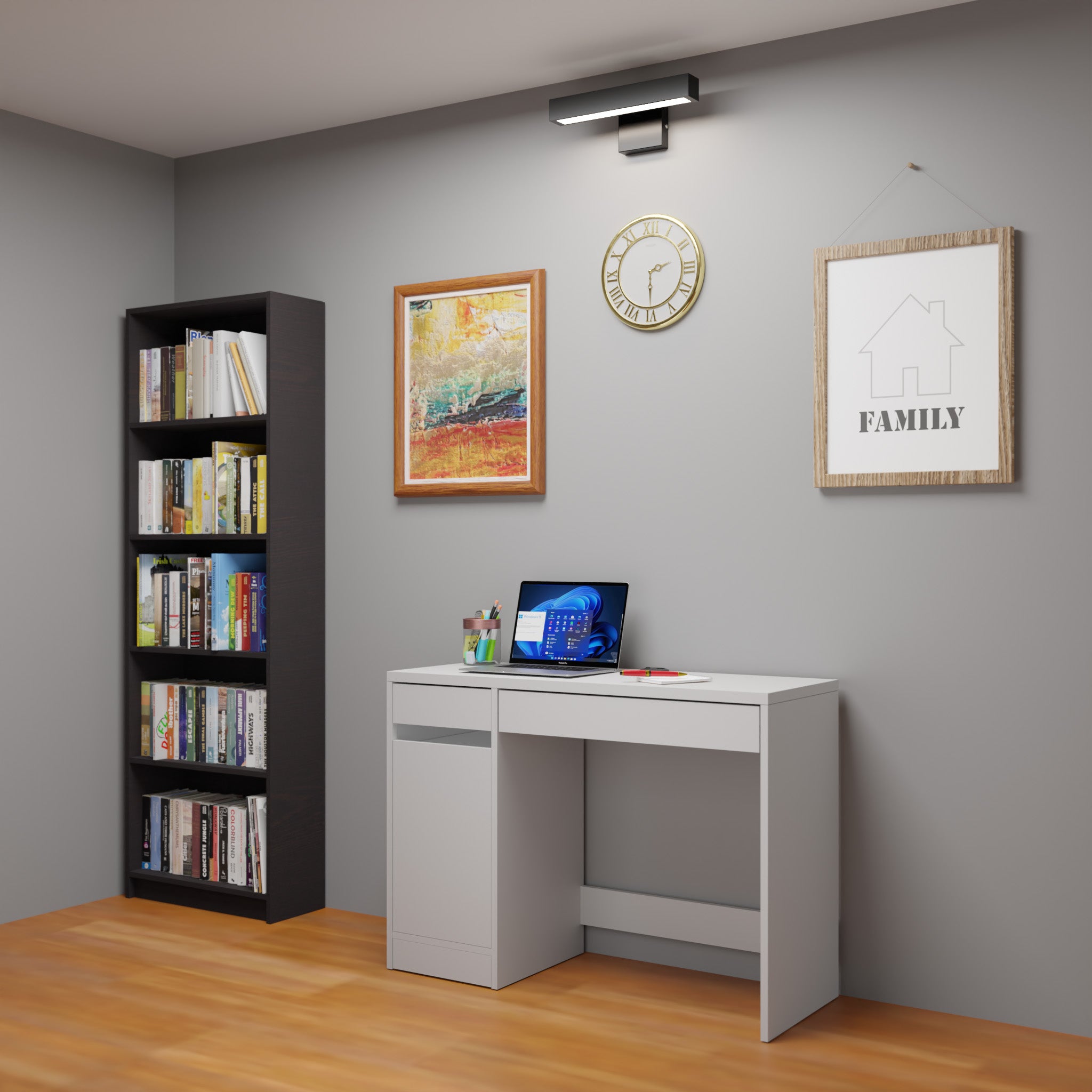 Table Desks Study table VIKI FURNITURE White