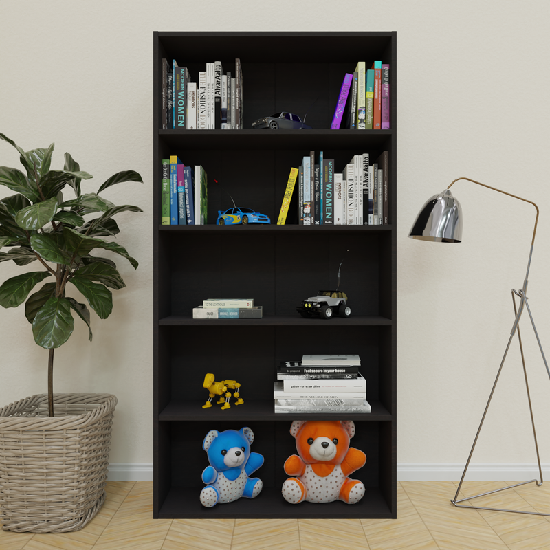 URAN | Bookcase/Bookshelf, 5 Shelf Bookcases & Standing Shelves VIKI FURNITURE   