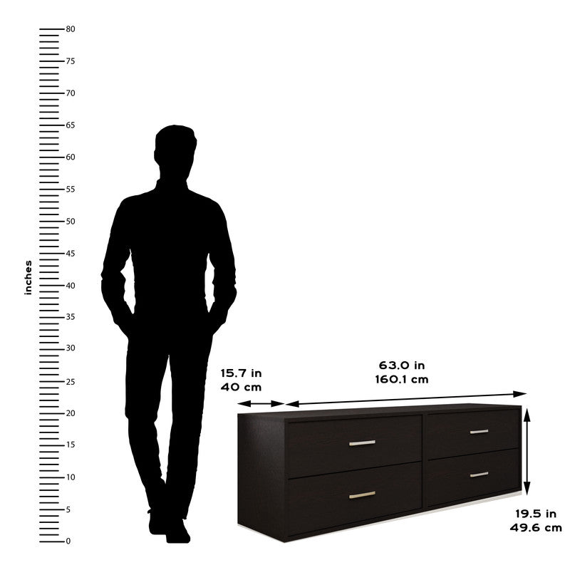 KAYAL | Chest of 4 Drawer Bedroom Furniture Sets VIKI FURNITURE