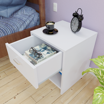 PUVIK | Bedside table, Single Drawer