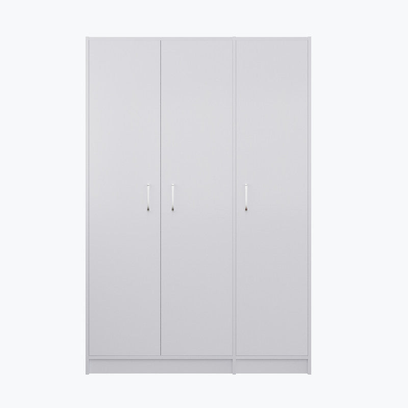 AVIRA | Wardrobe , Hinged , Frosty white | 3 Inset Door Wardrobes VIKI FURNITURE   