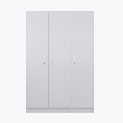 AVIRA | Wardrobe , Hinged , Frosty white | 3 Inset Door Wardrobes VIKI FURNITURE   