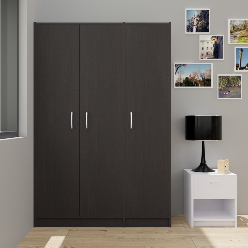 AVIRA | Wardrobe , Hinged , White | 3 Inset Door Wardrobes VIKI FURNITURE