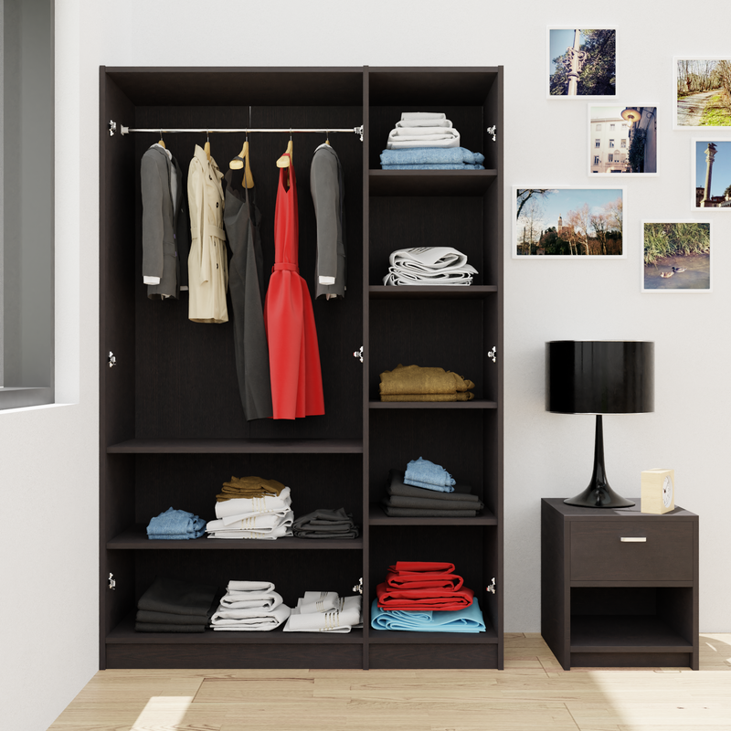 AVIRA | Wardrobe , Hinged , White | 3 Inset Door Wardrobes VIKI FURNITURE