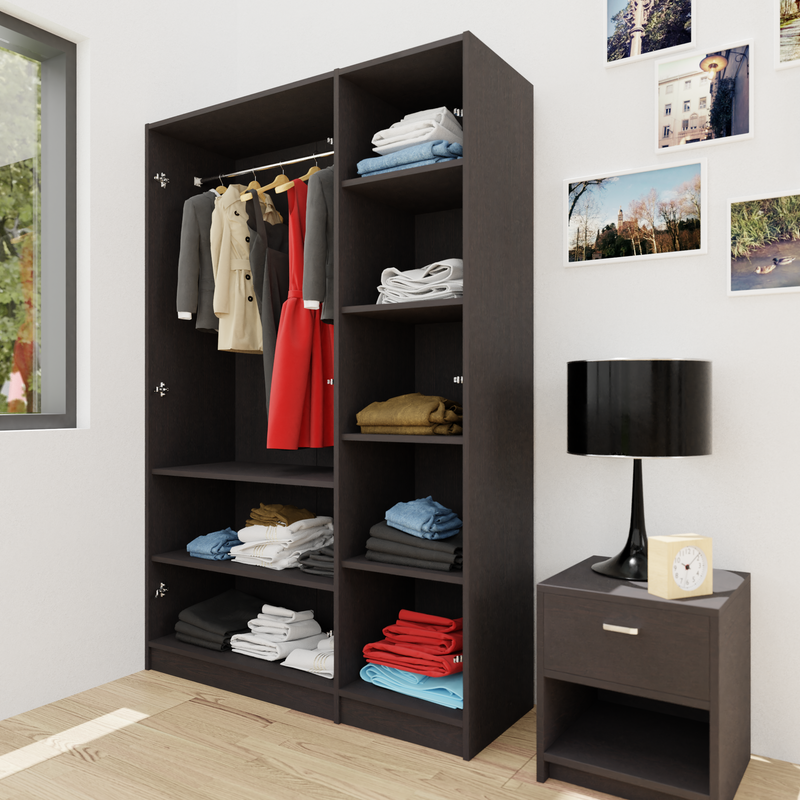 AVIRA | Wardrobe , Hinged , White | 3 Inset Door Wardrobes VIKI FURNITURE